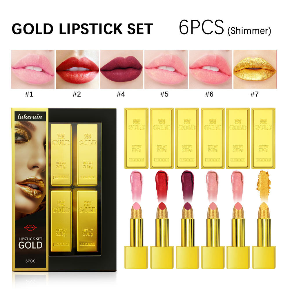 Gold lipstick kit (Foreign version)