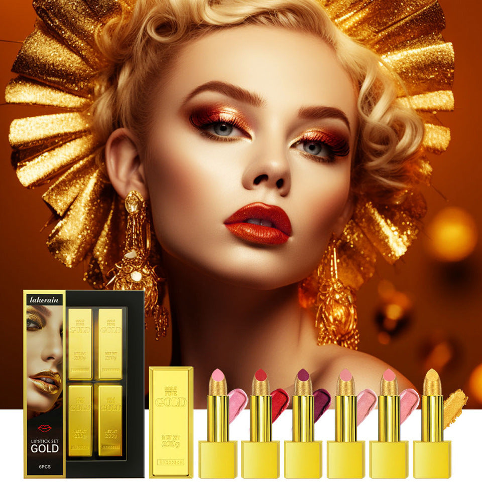 Gold lipstick kit (Foreign version)