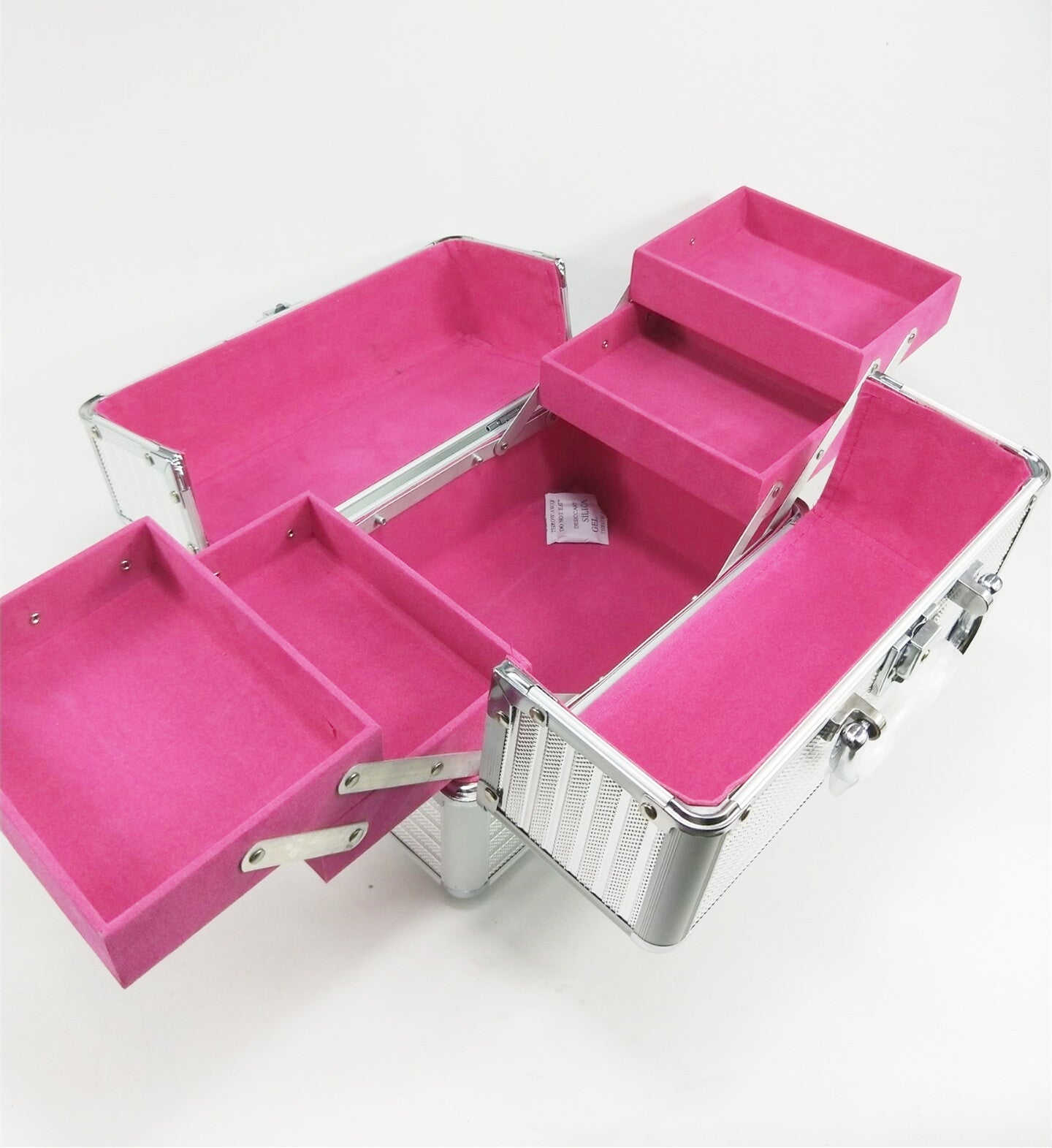 Double-opening Aluminum Alloy Cosmetic Case