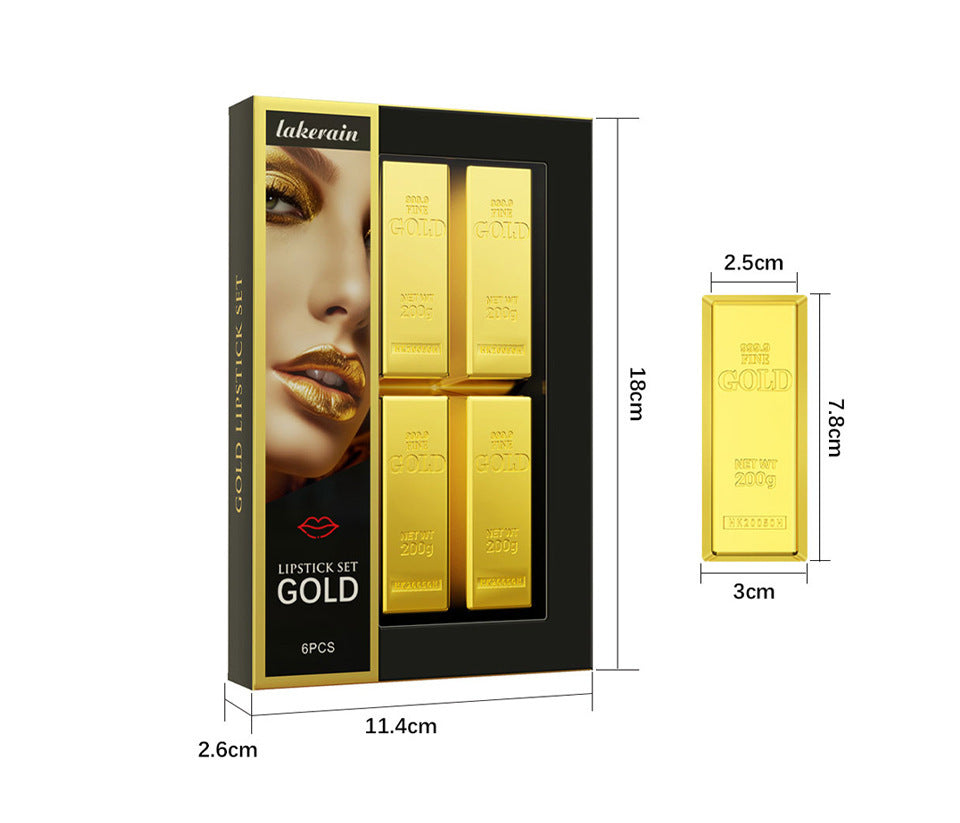Gold lipstick kit (Foreign version)